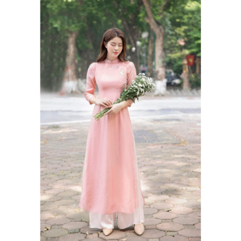 Wholesale Traditional Vietnamese Red Ao Dai For Woman Ao Dai Viet Nam Dress Manufacture OEM ODM Service Customized