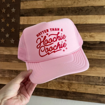 Wholesale Trucker Hats Caps for Men with 5 Panel Foam Logo Embroidered Mesh Custom Logo Hoochie Coochie Design from Vietnam