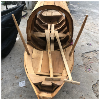 Customized Designs Natural Wood Wood Boat For Wholesale High Quality Carton Box Packaging From Vietnam Reasonable Price 5