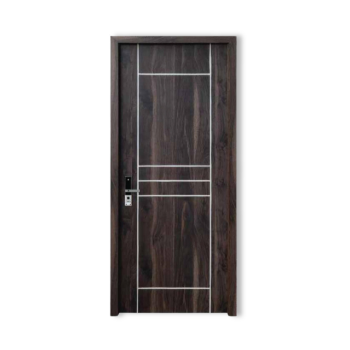 Wood Plastic Composite Door  Manufacturer Fast Delivery Customized Color Sound Insulation Packed In Carton Box Made In Vietnam 1