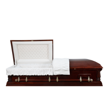 Wooden Casket High Quality Coffins And Caskets Solid Wood Casket Supplier OEM ODM Service Modern Style Vietnam Manufacturer 1