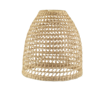 Woven Seagrass Lampshade, Lamps made from handmade materials, home decoration accessories, wholesale.