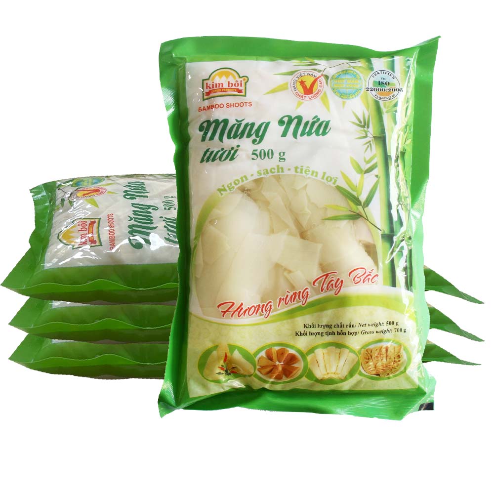 Vietnamese Fresh Bamboo Shoots In Packet Pale Color Mildly Sweet Taste 24 Months Packaging Vacuum Pack 0.5 kg In Weight 4