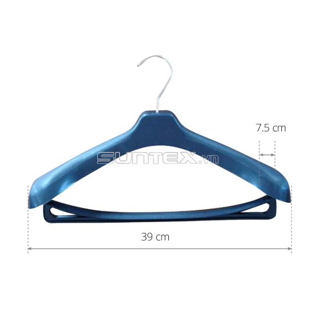 Fast Delivery Suntex Wholesale Plastic Plastic Hangers Competitive Price Customized Hangers For Cloths Anti-Slip Made In Vietnam