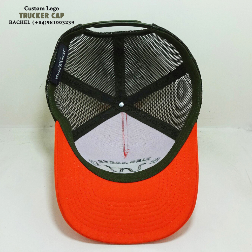 3D Embroidered Logo Trucker Hats 5 Panel Gorras Breathable Red/Black Mesh Curved Brim Adjustable Snapback Closure For Brands OEM 5