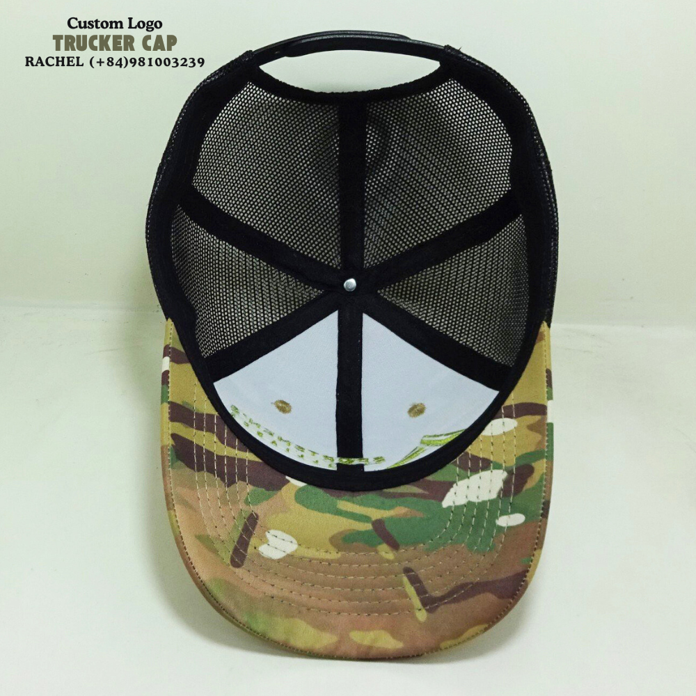3D Embroidered Logo Trucker Hats 6 Panel Gorras Black Mesh Adjustable Snapback Caps For Hunting And Fishing Wholesale Hunting 5