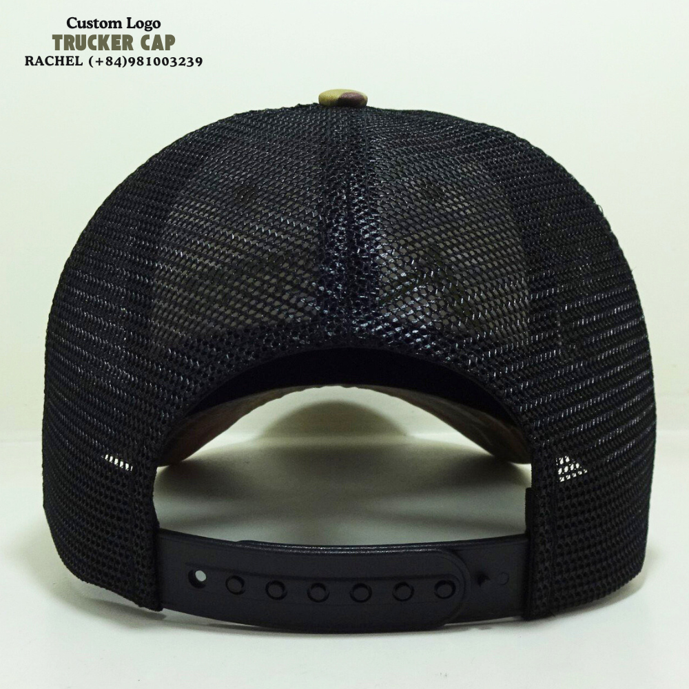 3D Embroidered Logo Trucker Hats 6 Panel Gorras Black Mesh Adjustable Snapback Caps For Hunting And Fishing Wholesale Hunting 6
