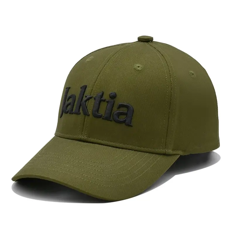 3D Embroidery 6-Panel Curved Brim High Quality Orange/Green Color Low Profile Cotton/Polyester Fabric Baseball Cap 4