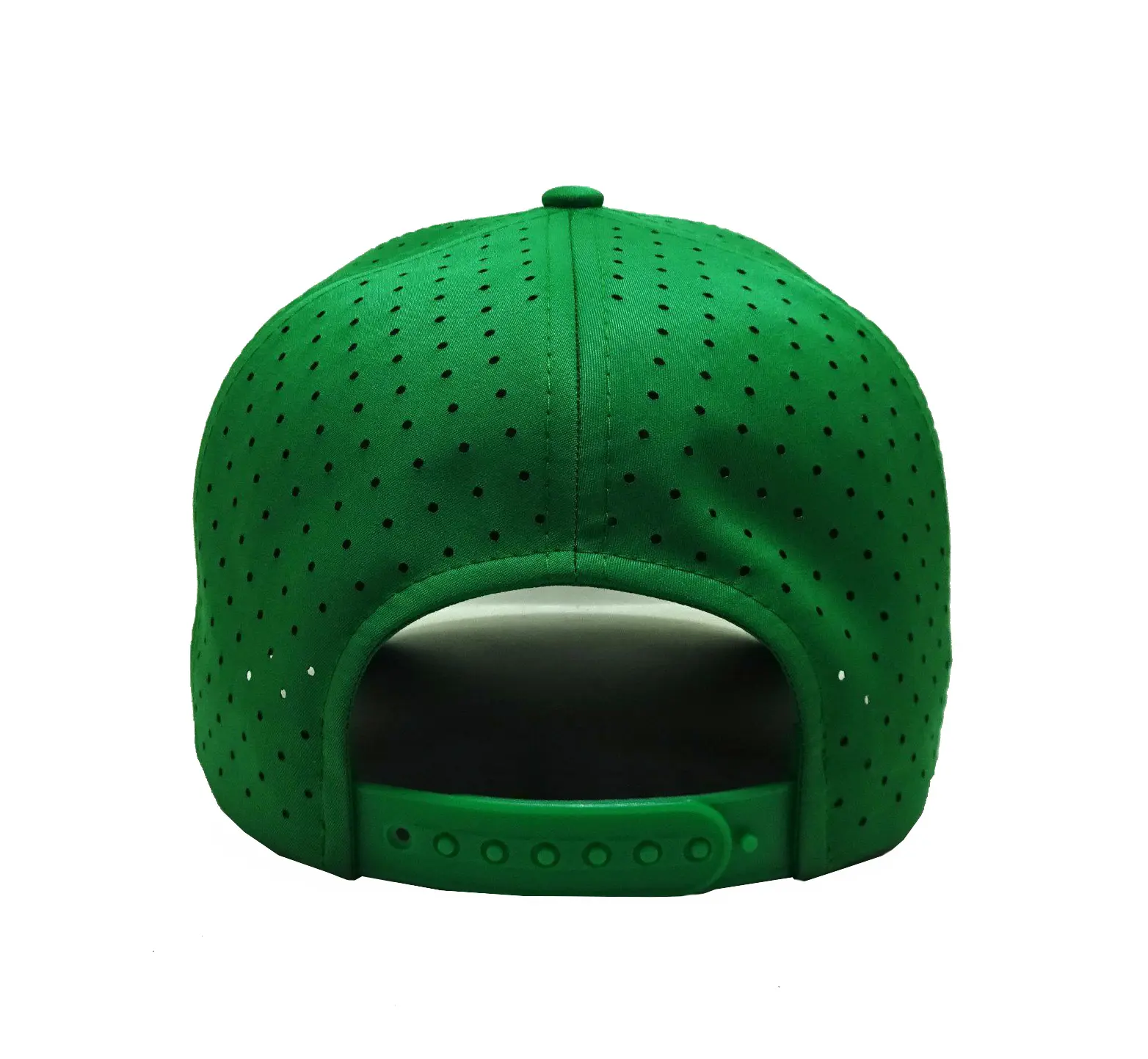 3D Embroidery Custom Logo Baseball Cap with White Rope 5-Panel Curved Brim High Quality Green Color Medium Profile Baseball Cap 5