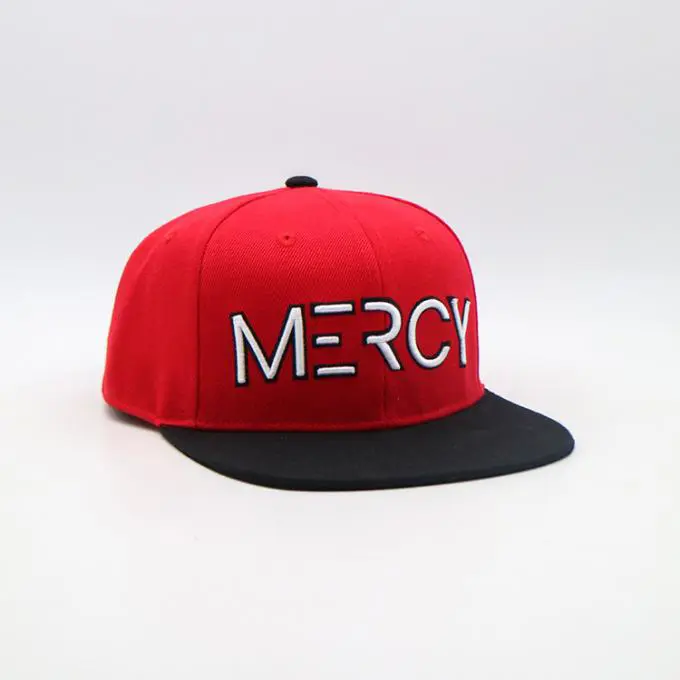 3D Embroidery Custom Logo Flat Brim Sports Cap Structured 6-Panel High Quality Medium Profile Snapback Caps Original 2