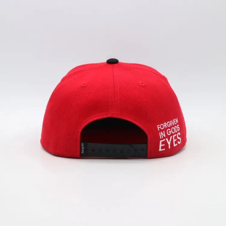3D Embroidery Custom Logo Flat Brim Sports Cap Structured 6-Panel High Quality Medium Profile Snapback Caps Original 5