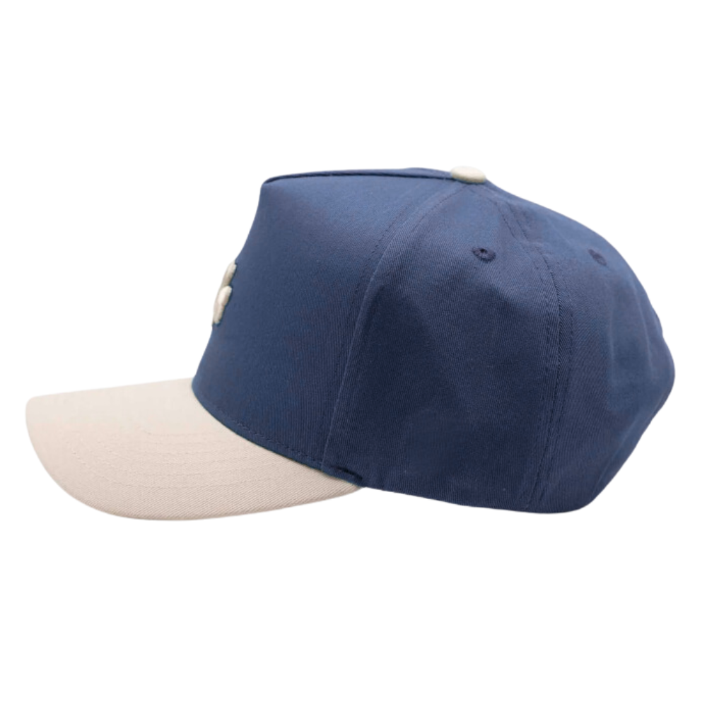 3D Embroidery Two Tone Baseball Gorras 5 Panel Structured Floral Pattern Adjustable Snapback Single Row Buckle Sporty All Ages 5