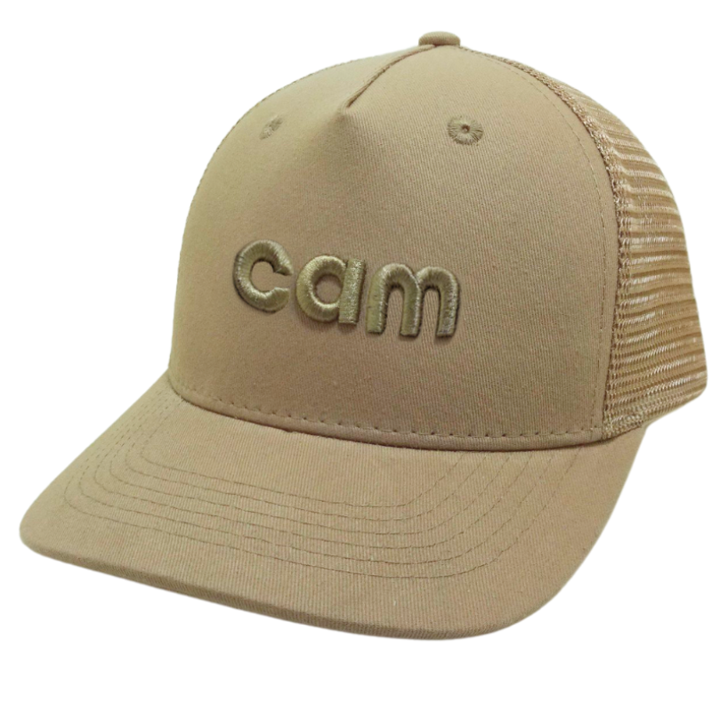 3D Text Embroidered Logo Trucker Hat Flat Brim Caps With Breathable Mesh Vietnam Made Gorras For Men Women Casual Promotion L01 3