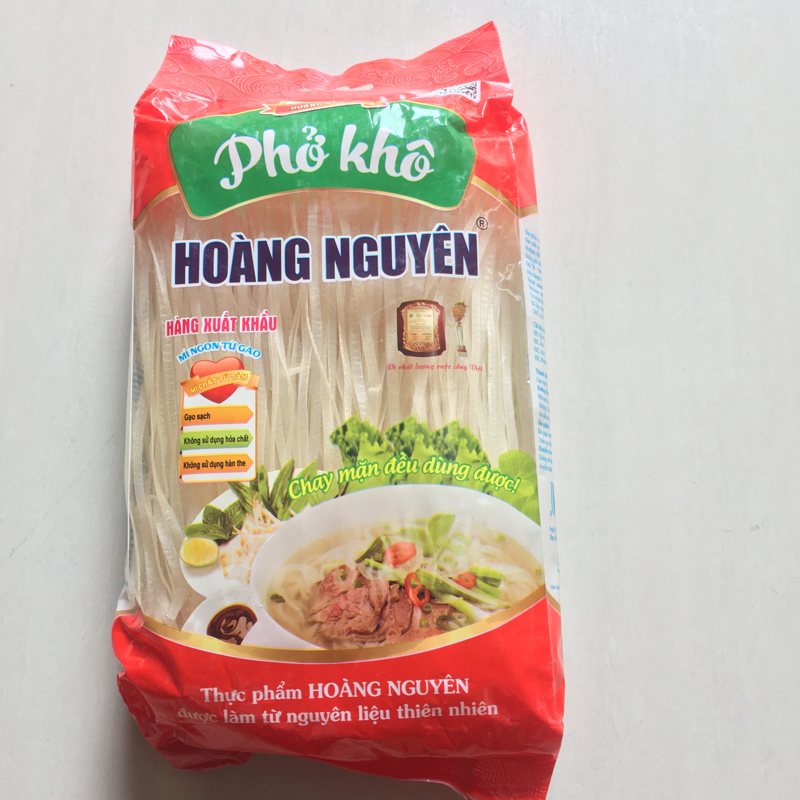 Dried Flat Noodles Flat Rice Noodles Rice Vermicelli Noodles Hot Deal Customized Service Food OCOP Bag Vietnam Origin