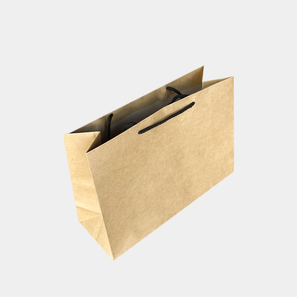 Eco-Friendly Shopping Accessories Factory Price Brown Kraft Paper Kraft Paper Bag Customized Logo From Vietnam Manufacturer