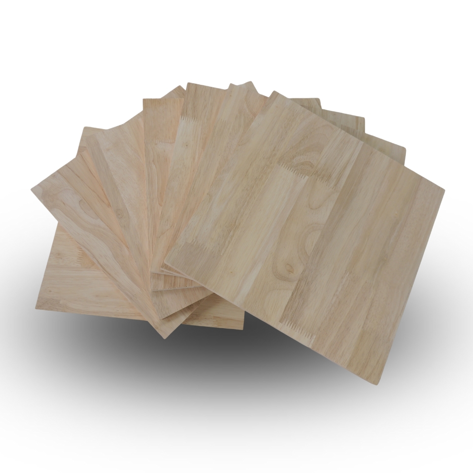 Rubber Wood Finger Joint Board Professional Team Export Cabinet Doors Frame And Components Fsc Plastic Bag Made In Vietnam 