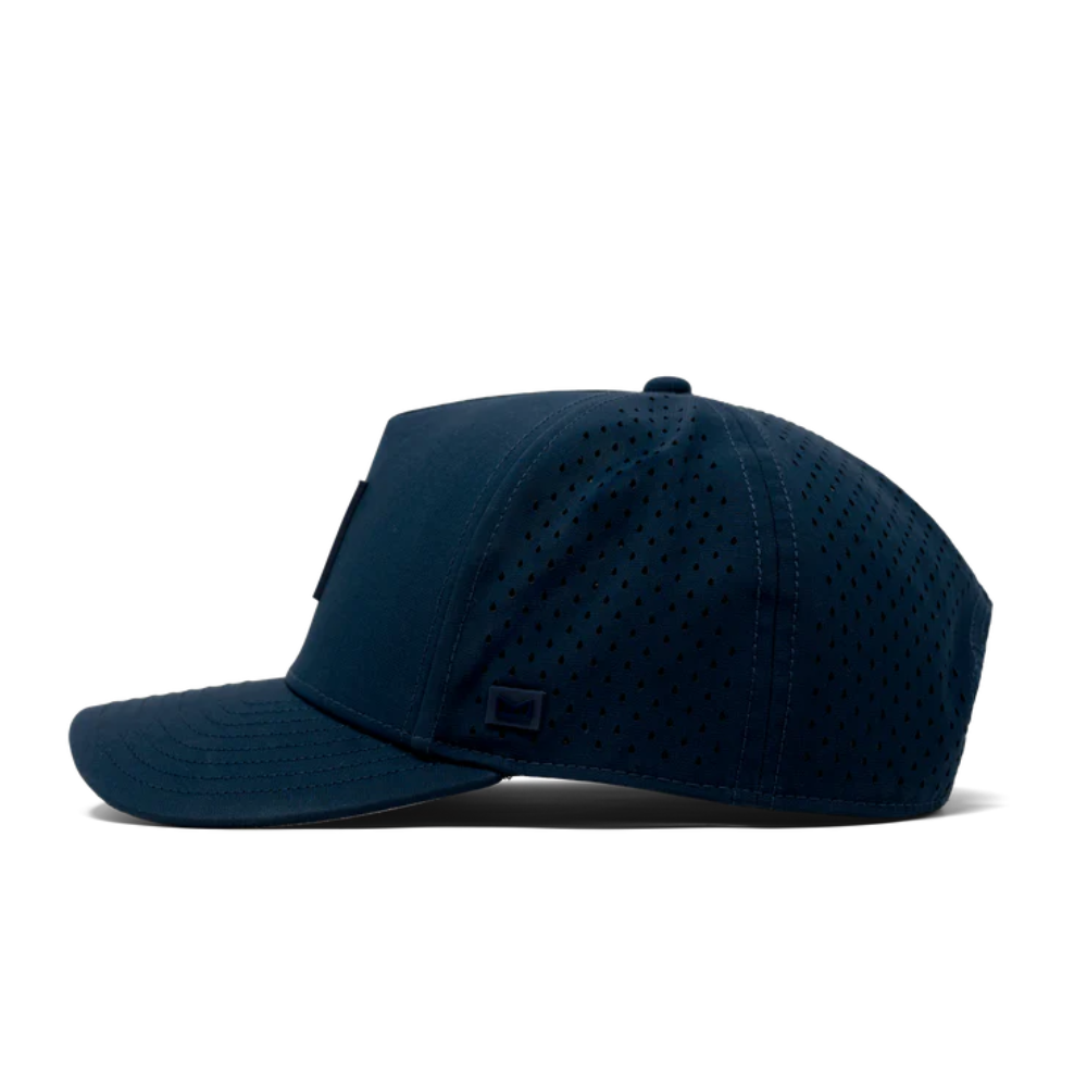 5 Panel Laser Cut Hat Hole Perforated Waterproof Baseball Trucker Custom Rubber Logo Patch Single Breasted Buckle for Men Women 4