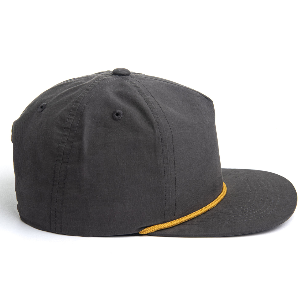 5 Panel Snapback With Rope Unstructured Caps Flat Brim Hats Embroidered Logo Animal Pattern Plastic Single Row Buckle Unisex OEM 5