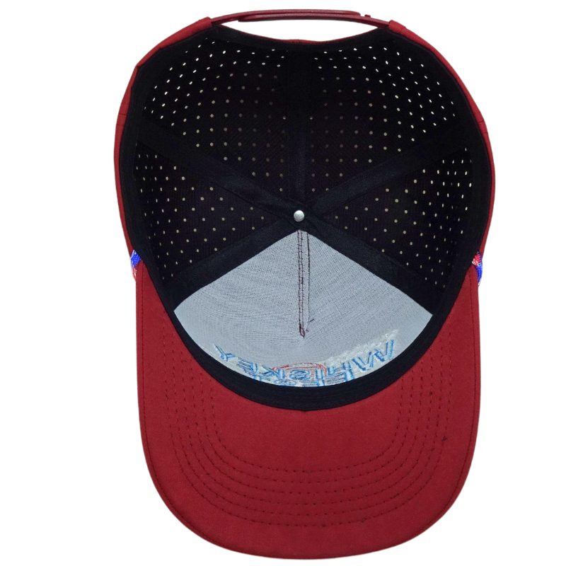 5 Panel Structured Rope Trucker Caps Custom 3D Embroidery Design Waterproof Laser Cut Hats Golf Hats OEM Vietnam Supplier L01 5