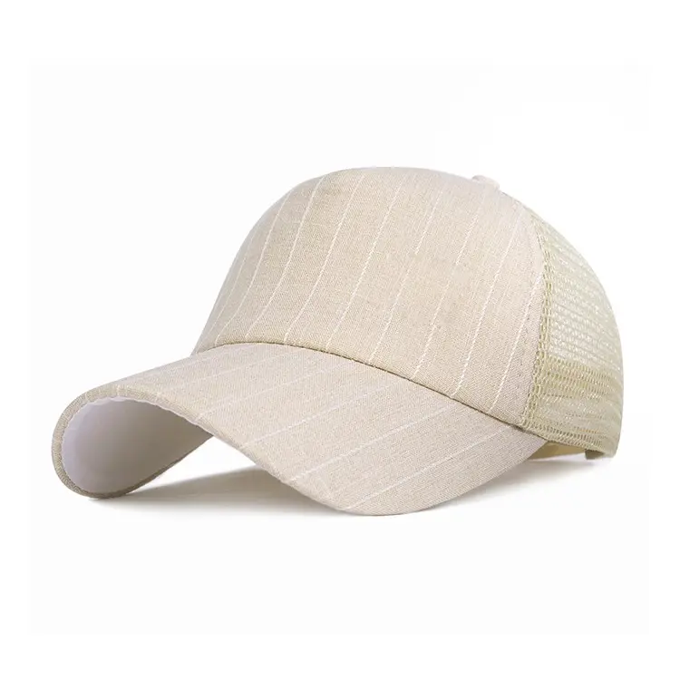 5 Panels Mesh Back Adult Size Curved Visor High Quality Various Color Low Profile High Fashion Unisex Trucker Hat 3