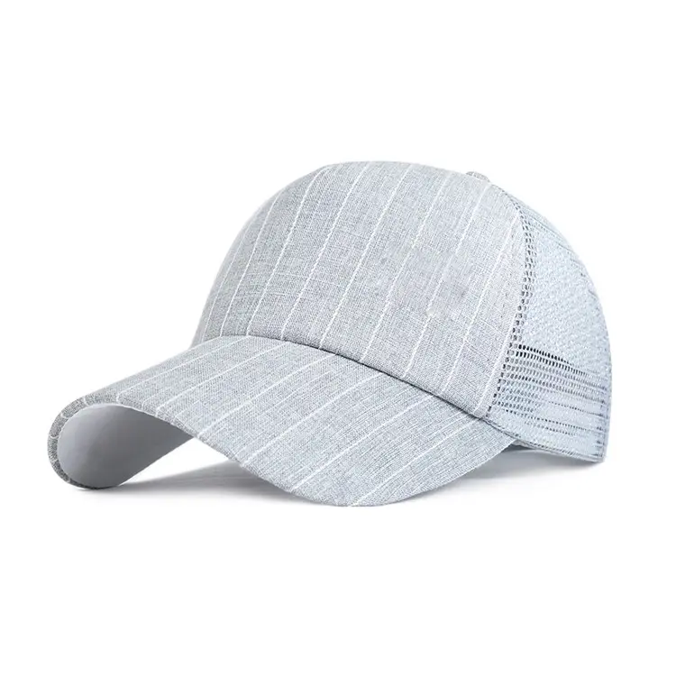 5 Panels Mesh Back Adult Size Curved Visor High Quality Various Color Low Profile High Fashion Unisex Trucker Hat 2