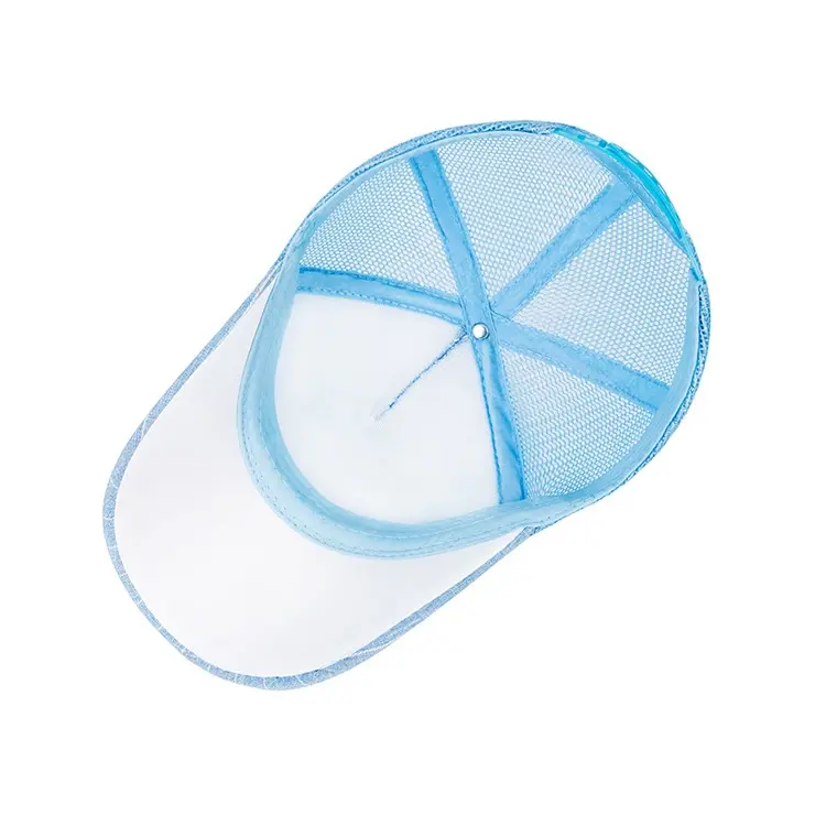 5 Panels Mesh Back Adult Size Curved Visor High Quality Various Color Low Profile High Fashion Unisex Trucker Hat 6