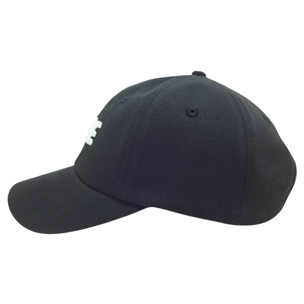 6 Panel Baseball 3D Embroidery Cap Mental Buckle Back Closure Full Black Eyelets OEM Wholesale Outdoor Hiking Fishing All Ages 5
