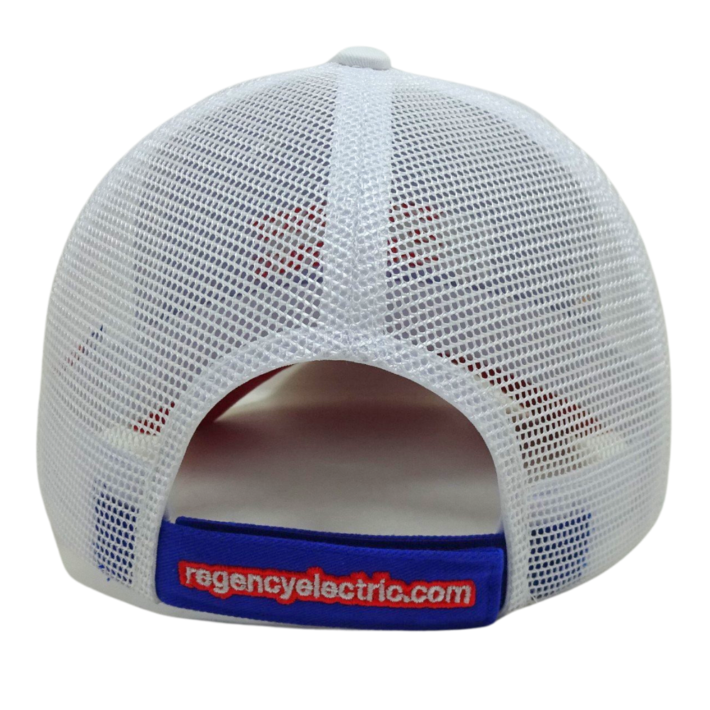 6 Panel Baseball Trucker Cap Custom 3D and Flat Embroidery on Front Brim and Magic Sticker Closure Tap Contrast Eyelet for B2B 7