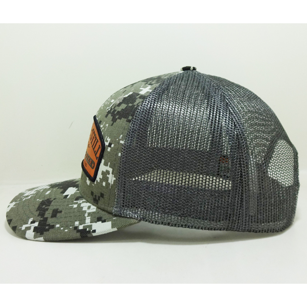 6 Panel Camouflage Trucker Hats Custom Under Brim Slightly Structured Adjustable Snapback Promotions American Styles Vietnam OEM 5