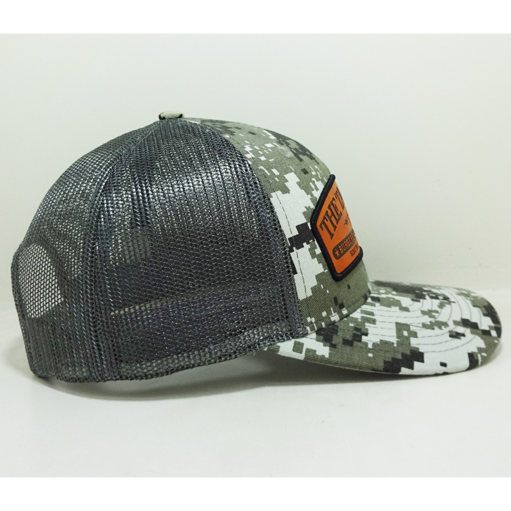 6 Panel Camouflage Trucker Hats Custom Under Brim Slightly Structured Adjustable Snapback Promotions American Styles Vietnam OEM 6