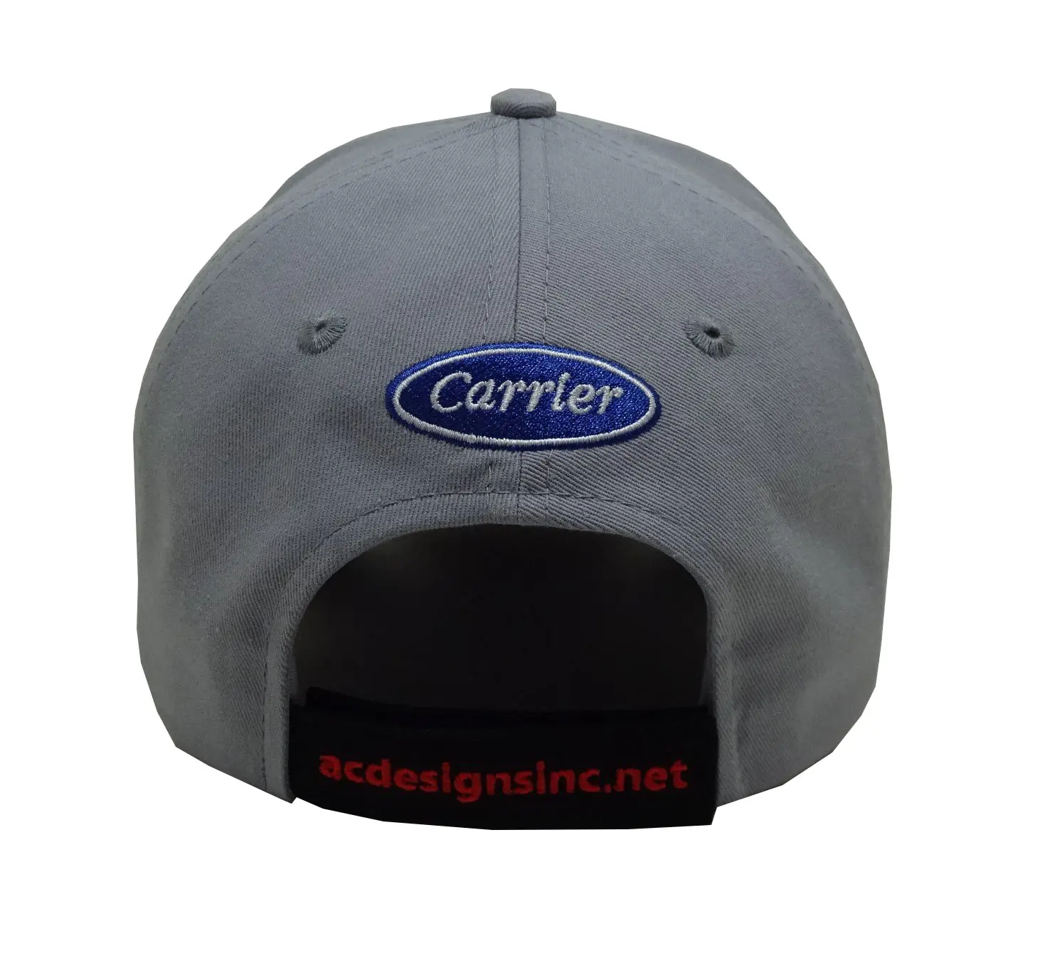 6-Panel Curved Brim 2D/3D Embroidery High Quality Grey Color Low Profile Custom Logo Sporty Outdoor Style Baseball Caps 5