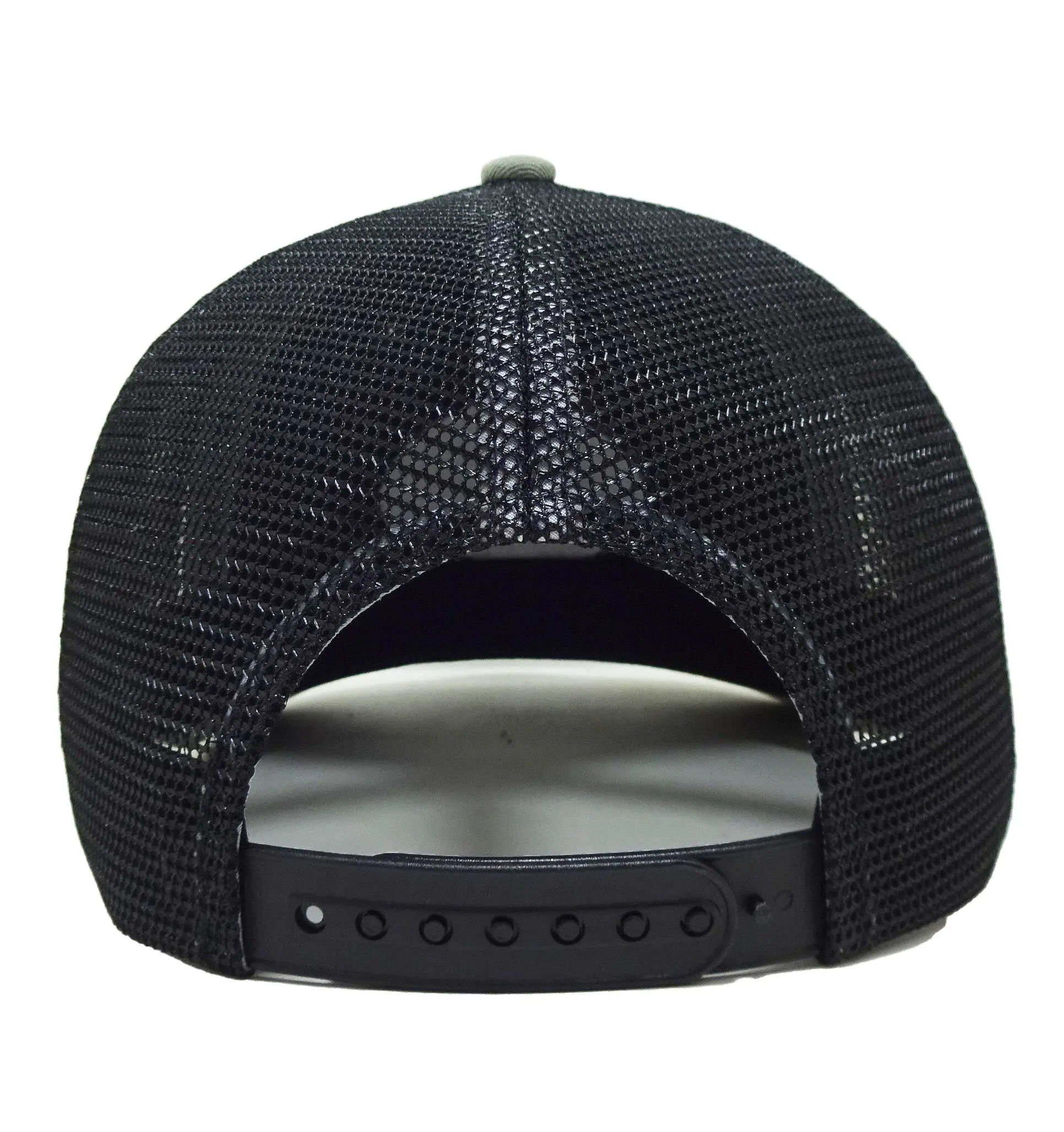 6-Panel Curved Brim High Quality Green Color Medium Profile 65% Cotton and 35% Polyester Trucker Hat in Vietnam Fa 5