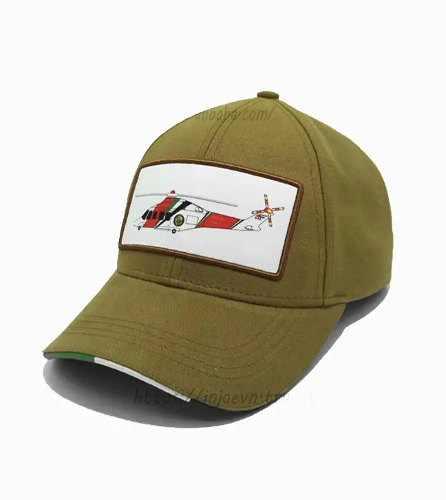 6-Panel Curved Brim High Quality Khaki Color Low Profile 65% Cotton and 35% Polyester Fabric Baseball Cap from Vietnam Supplier 2