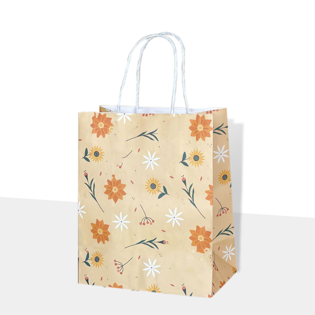 Wholesale Paper Bag Kraft Competitive Price Best Quality Eco-Friendly Shopping Accessories Customized Logo Vietnam Manufacturer 3