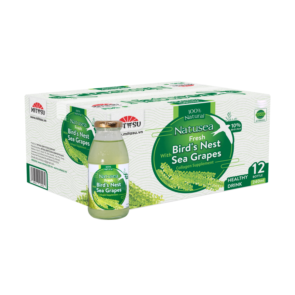 Fresh Bird'S Nest Fast Delivery Collagen Supplement Low-Fat Mitasu Jsc Carton Box Vietnam Manufacturer