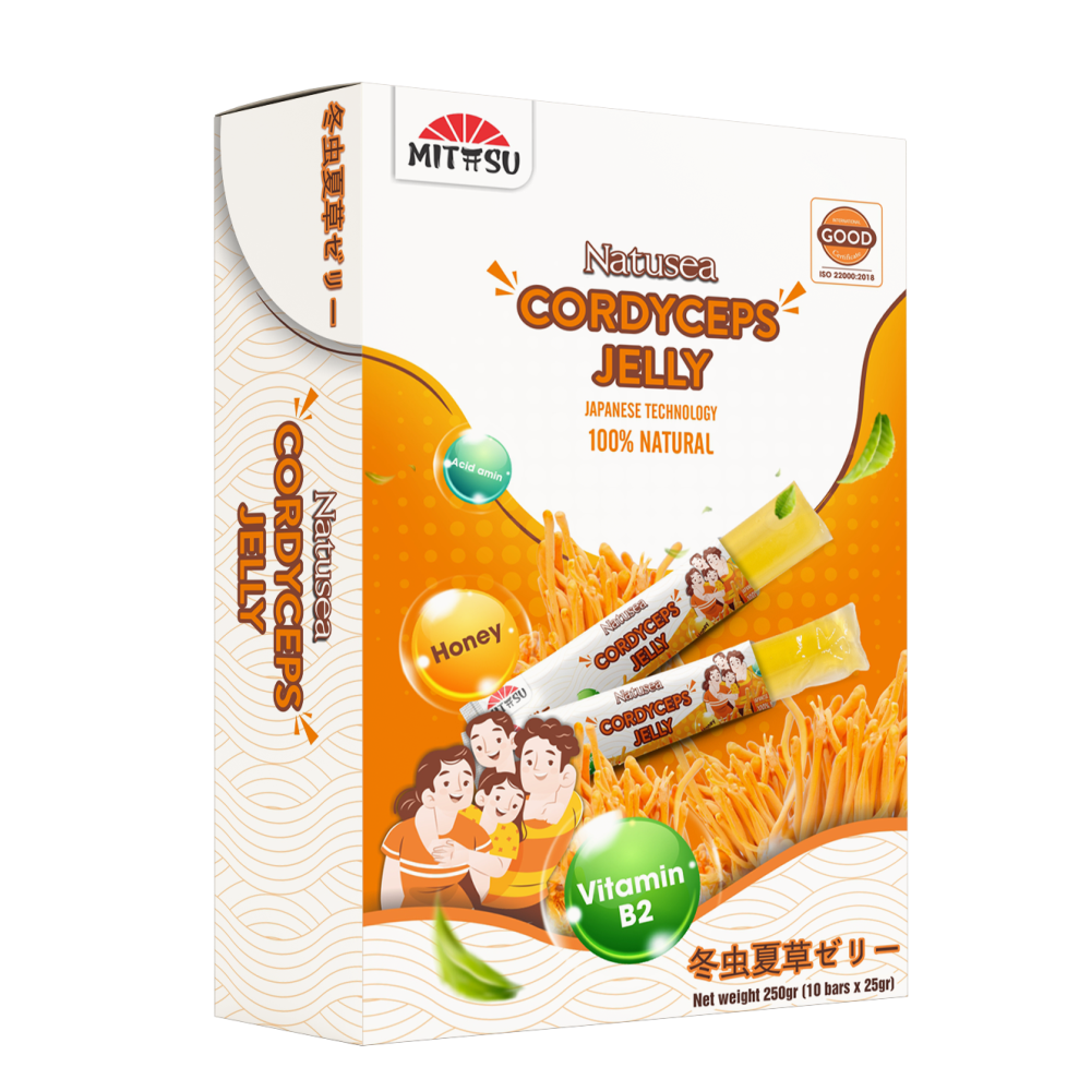 Cordyceps Jelly Healthy Snack Fiber Supplement 250Gr Mitasu Jsc Customized Packaging Made In Vietnam Manufacturer 8