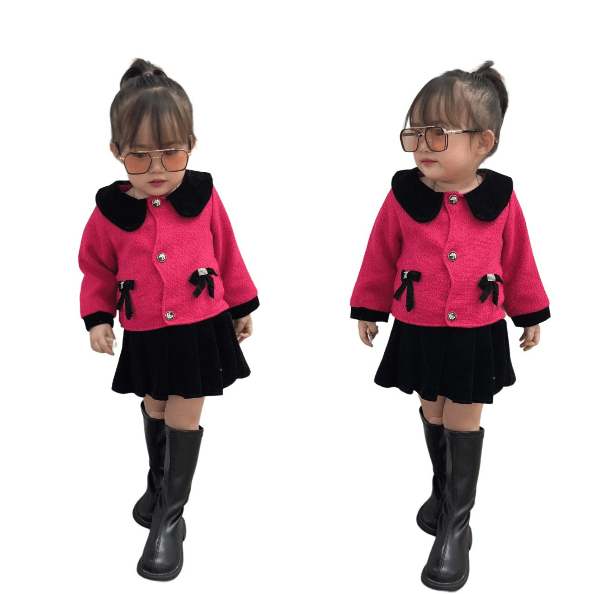 Clothes For Kids Girls Comfortable 100% Wool Dresses Cute Each One In Opp Bag From Vietnam Manufacturer