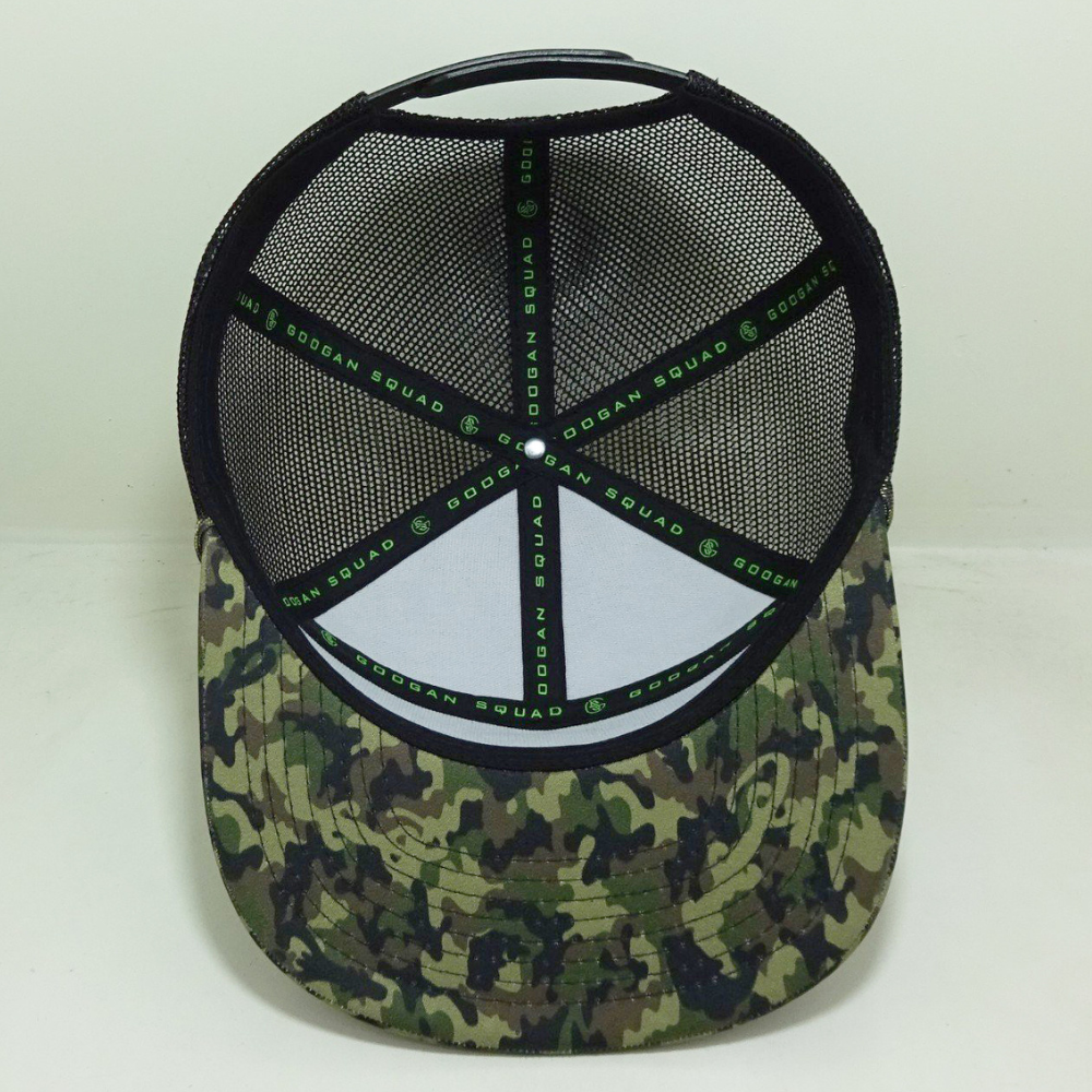 7 Panel Camouflage Trucker Hats Woven/Embroidered Logo Patch Flat Brim Adjustable Snapback Fishing Hunting Vietnam Headwear OEM 5