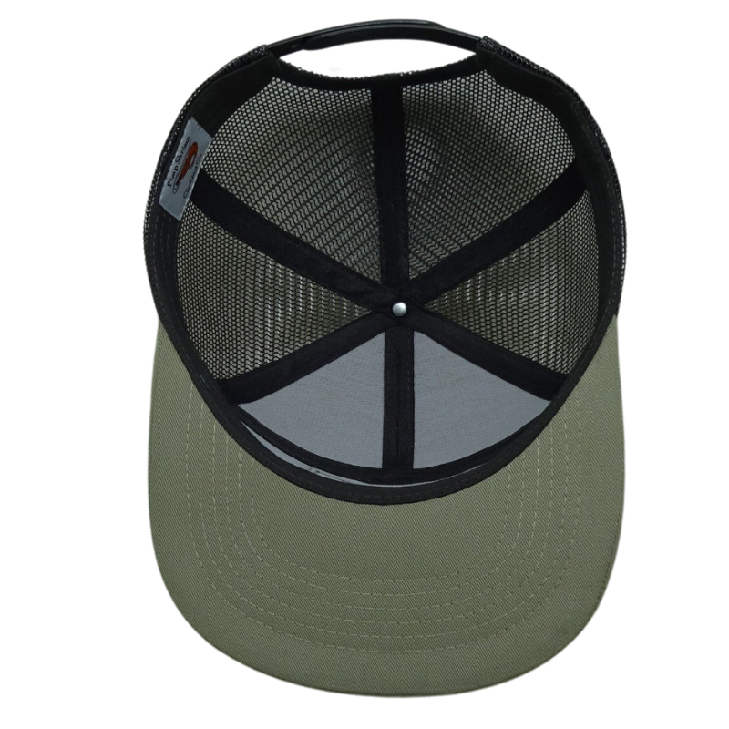 7 Panel High Profile Struvtured Snapback Caps Leather Patch with Custom Logo Mesh Back Trucker Hats Vietnam OEM Supplier L01 5