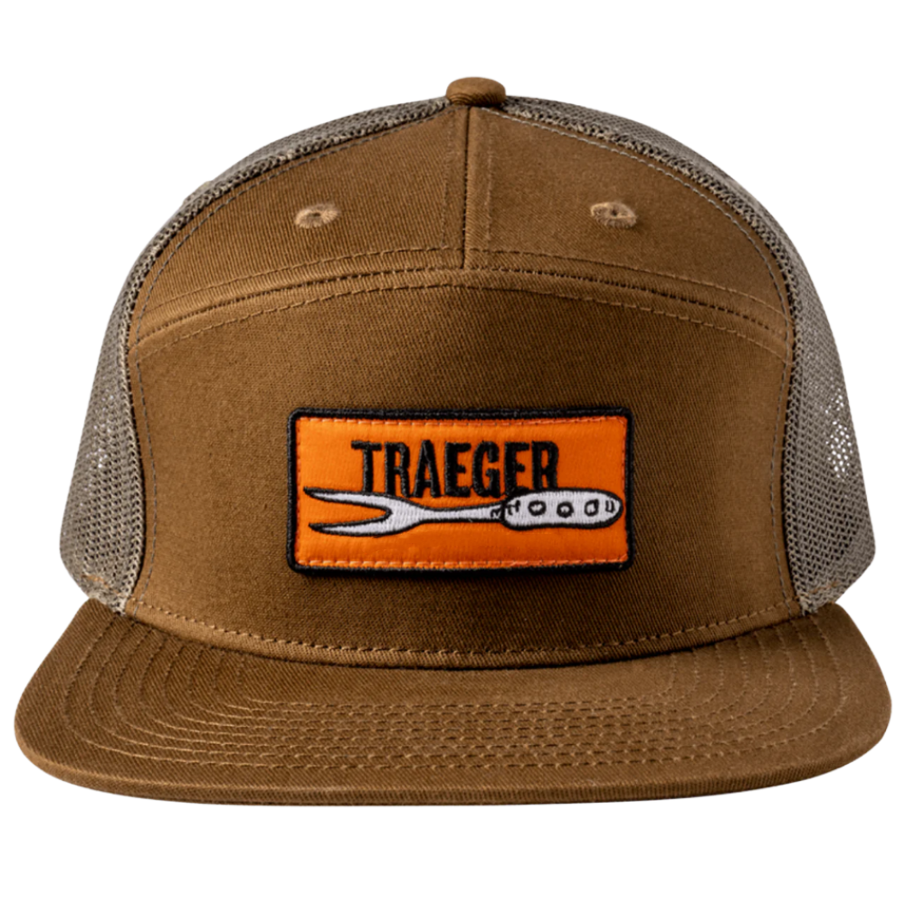 7 Panel Trucker Hat Embroidered Patches Gorras Caps Breathable Mesh Adjustable Plastic Single Row Buckle Snapback Closure Unisex 2