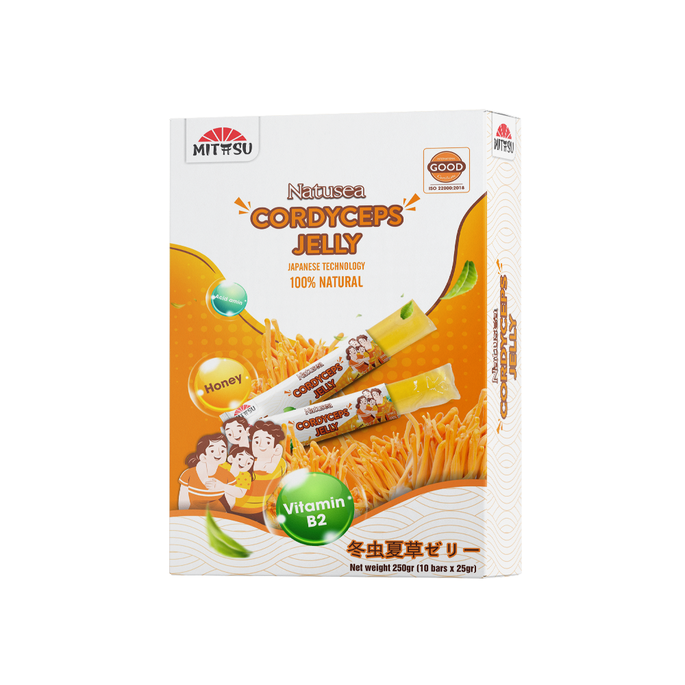 Cordyceps Jelly Healthy Snack Fiber Supplement 250Gr Mitasu Jsc Customized Packaging Made In Vietnam Manufacturer 6