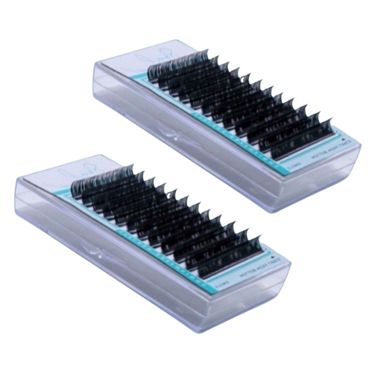 Good Quality Black Light OEM Lashes Fans Eyelash Extension 16D 003 New Environmental friendly Beauty Color Tray Promade Volume
