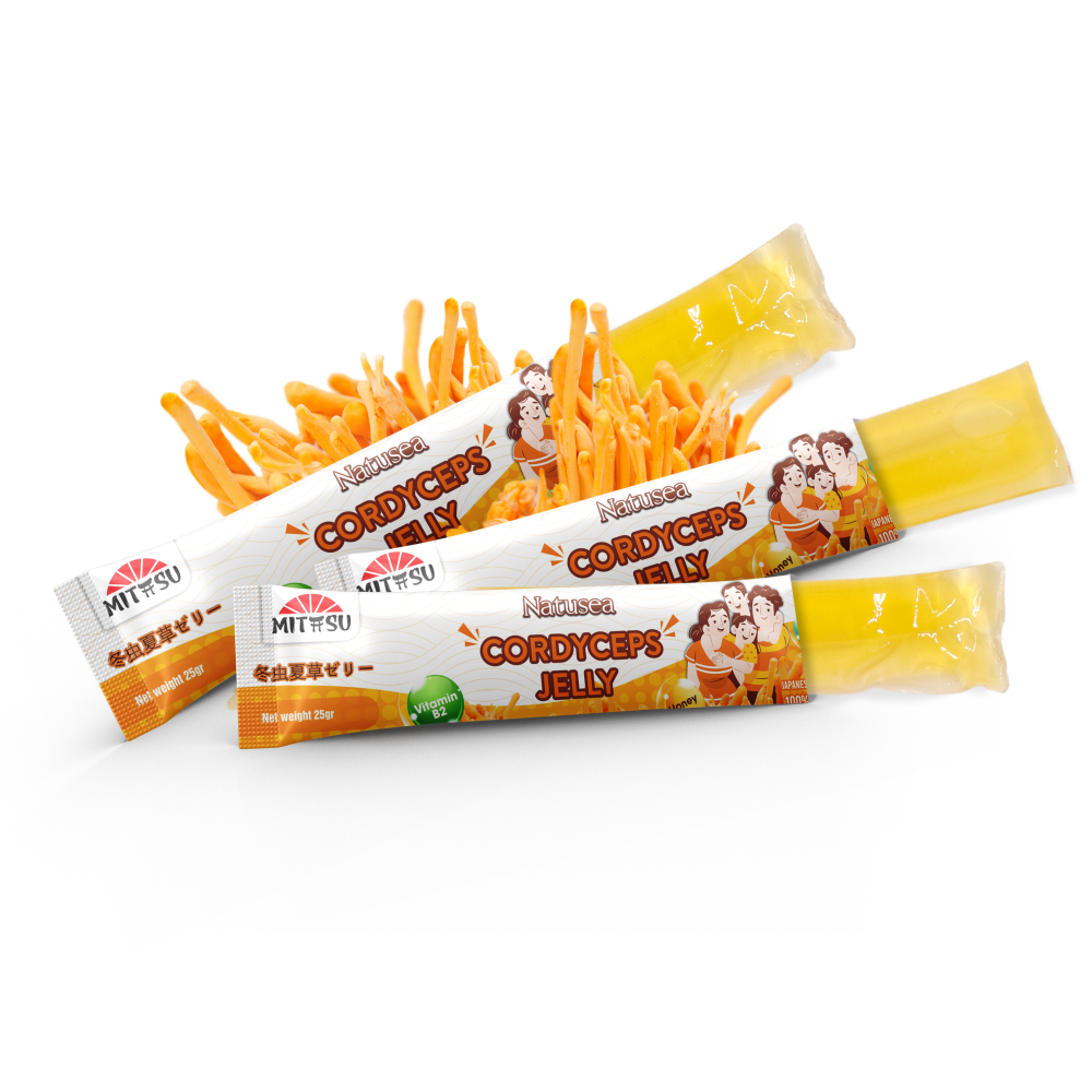 Cordyceps Jelly Healthy Snack Fiber Supplement 250Gr Mitasu Jsc Customized Packaging Made In Vietnam Manufacturer