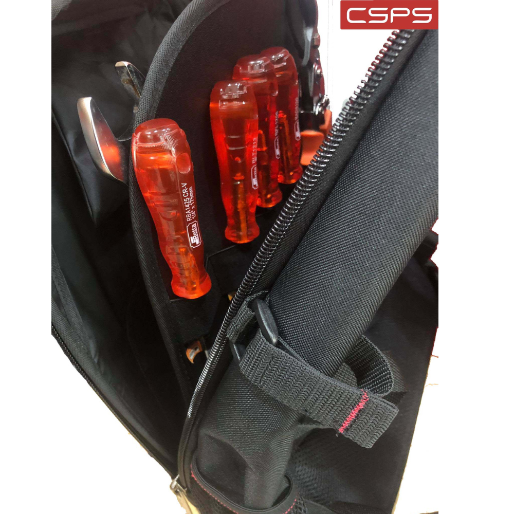 Garage Tool Backpack CSPS 37cm Metal Material Durable Polyester Carrying Protector Custom Ista Standard Vietnam Manufacturer 2