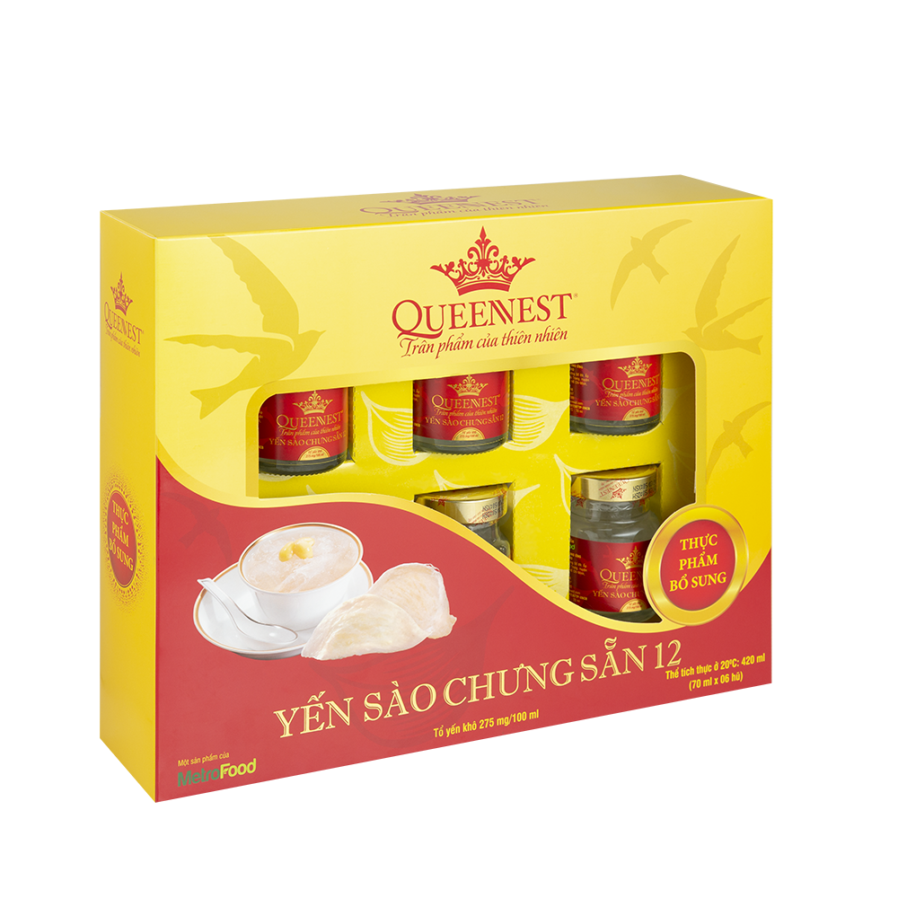 Genuine Bird's Nest Soup 12% Natural Collagen Swallow Bird'S Nest Drink High Quality Hot Selling Use For Restaurant Haccp Certification Customized Packaing Vietnam Manufacturer