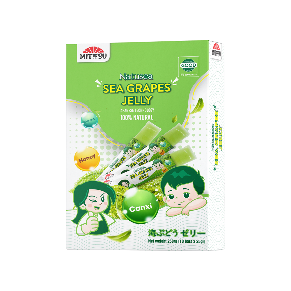 Sea Grapes Jelly Fiber Supplement Reasonable Price Vegans Mitasu Jsc Customized Packaging Vietnam Manufacturer