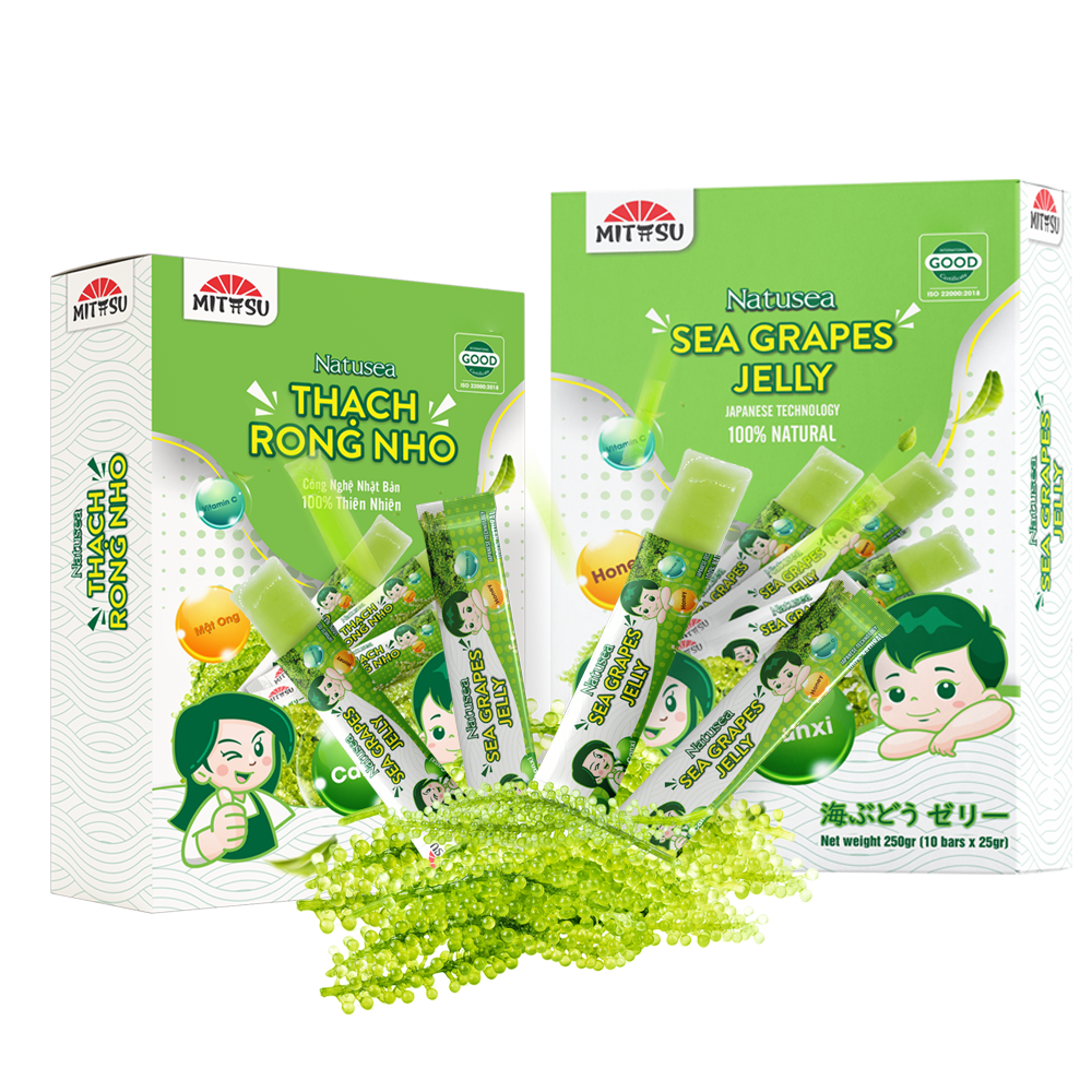 Sea Grapes Jelly Vitality Enhance Good Price 250Gr Mitasu Jsc Customized Packaging Vietnam Manufacturer 4