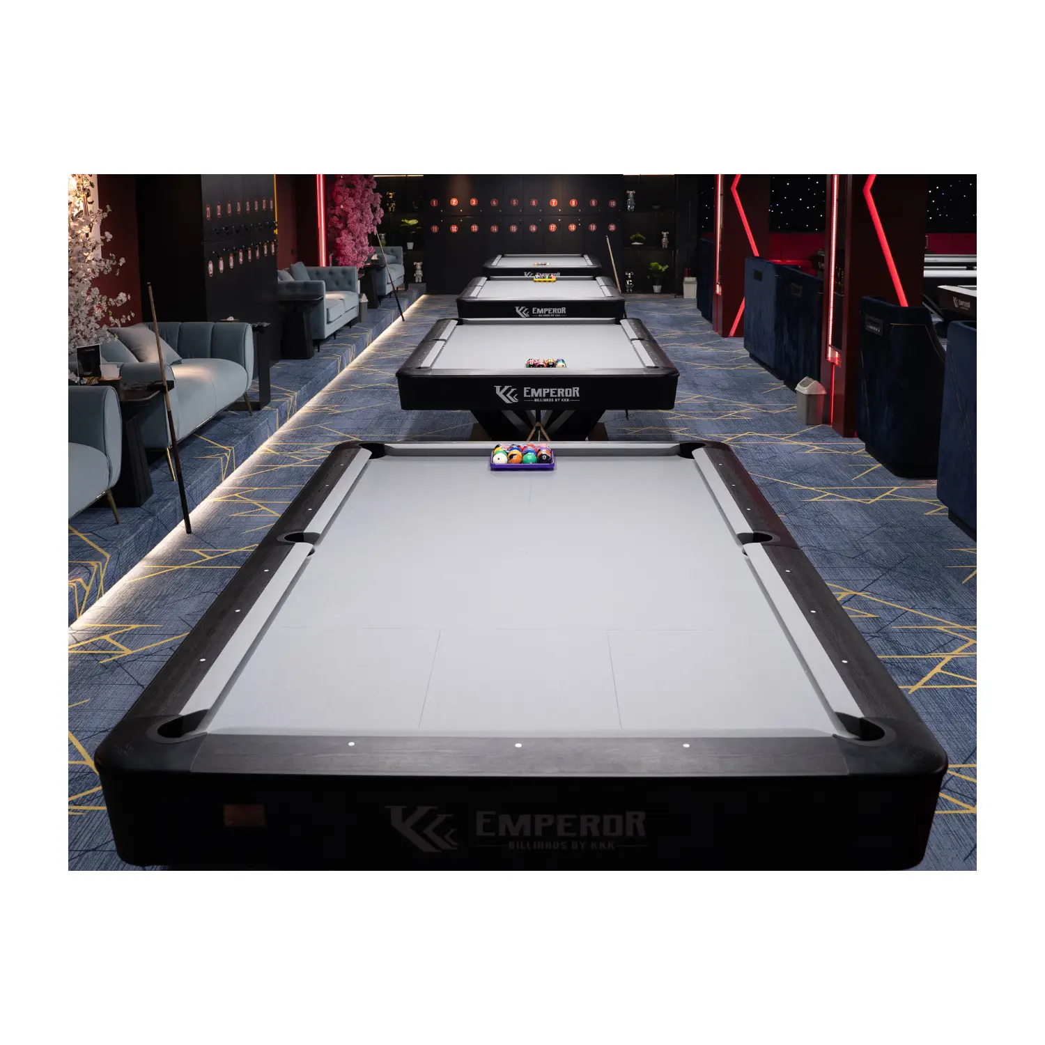 9ft Tournament Pool Table with Modern Design | KKKing Emperor Series for Clubs and Game Centers 1