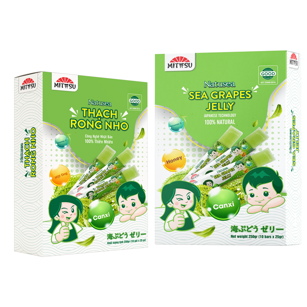 Sea Grapes Jelly Vitality Enhance Good Price 250Gr Mitasu Jsc Customized Packaging Vietnam Manufacturer