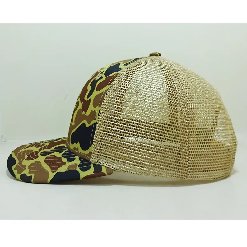 Adjustable Camouflage Trucker Hat With Mesh Back Custom Design Logo Vietnam Made Caps For Men Women Outdoor Hunting Style L01 3